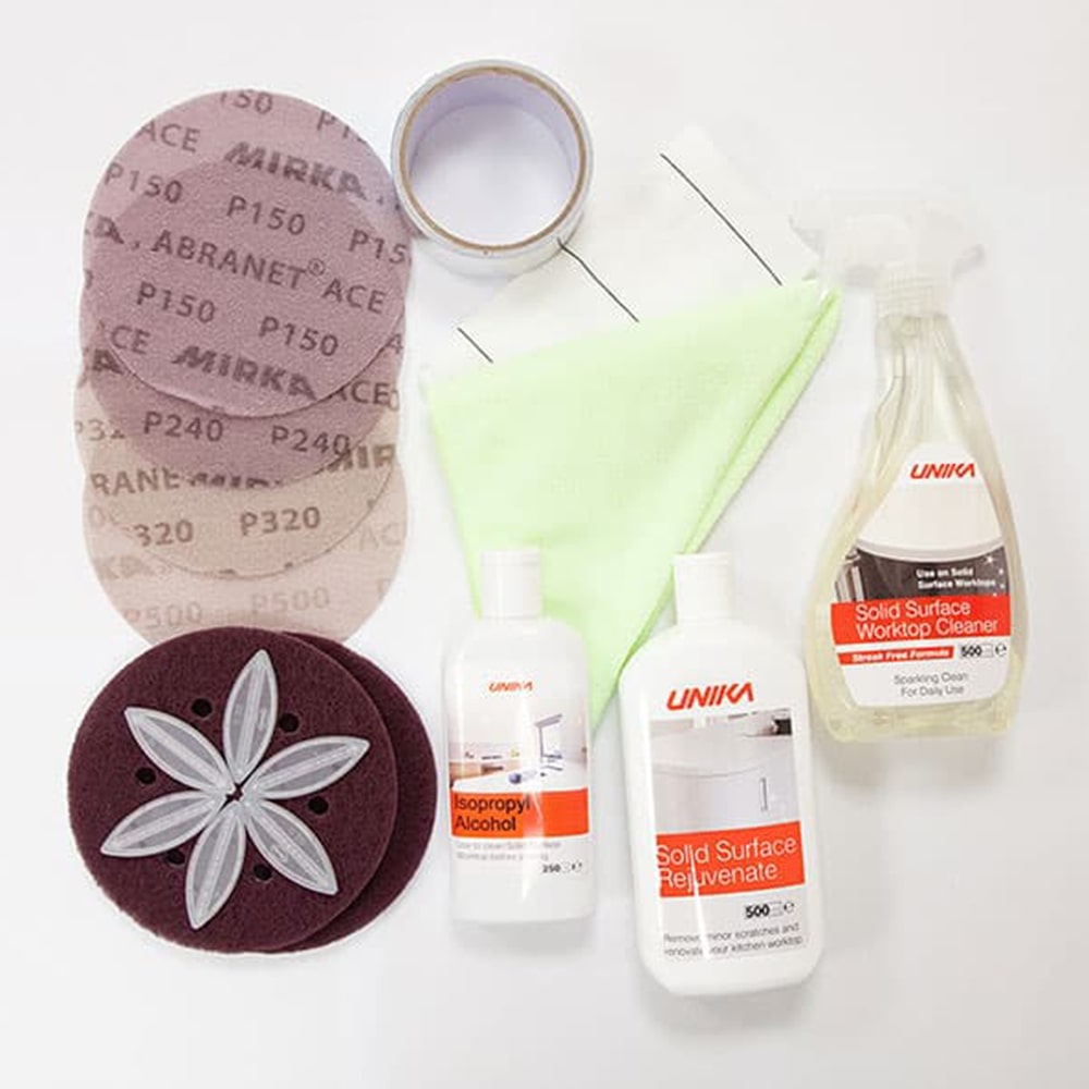 Unika Solid Surface Acrylic Worktop Installation Kit 