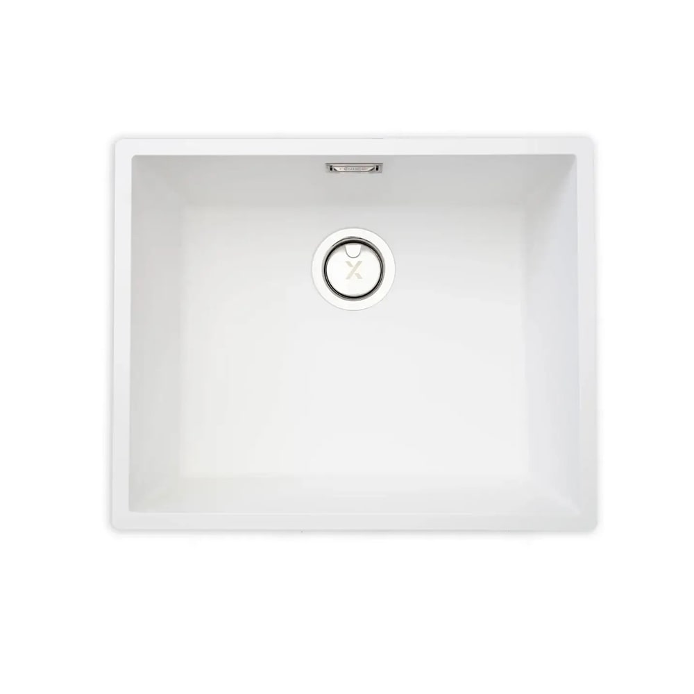 FENIX Bianco Kos - Small Undermount Sink 