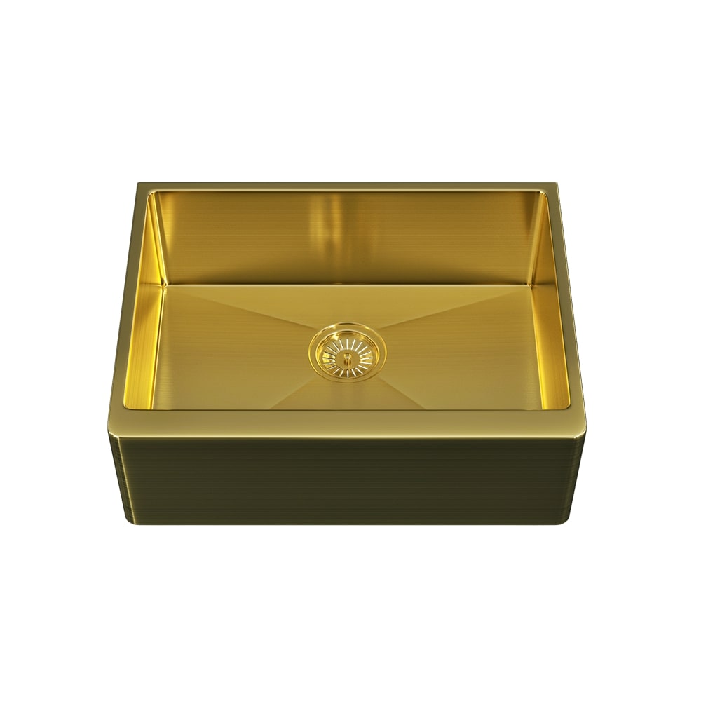 Belfast Style Kitchen Sink & Waste - Gold Finish