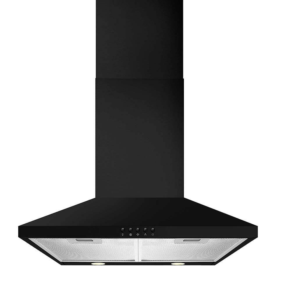 CDA ECH63BL - Chimney Extractor, 3 speeds, LED lighting, Black 