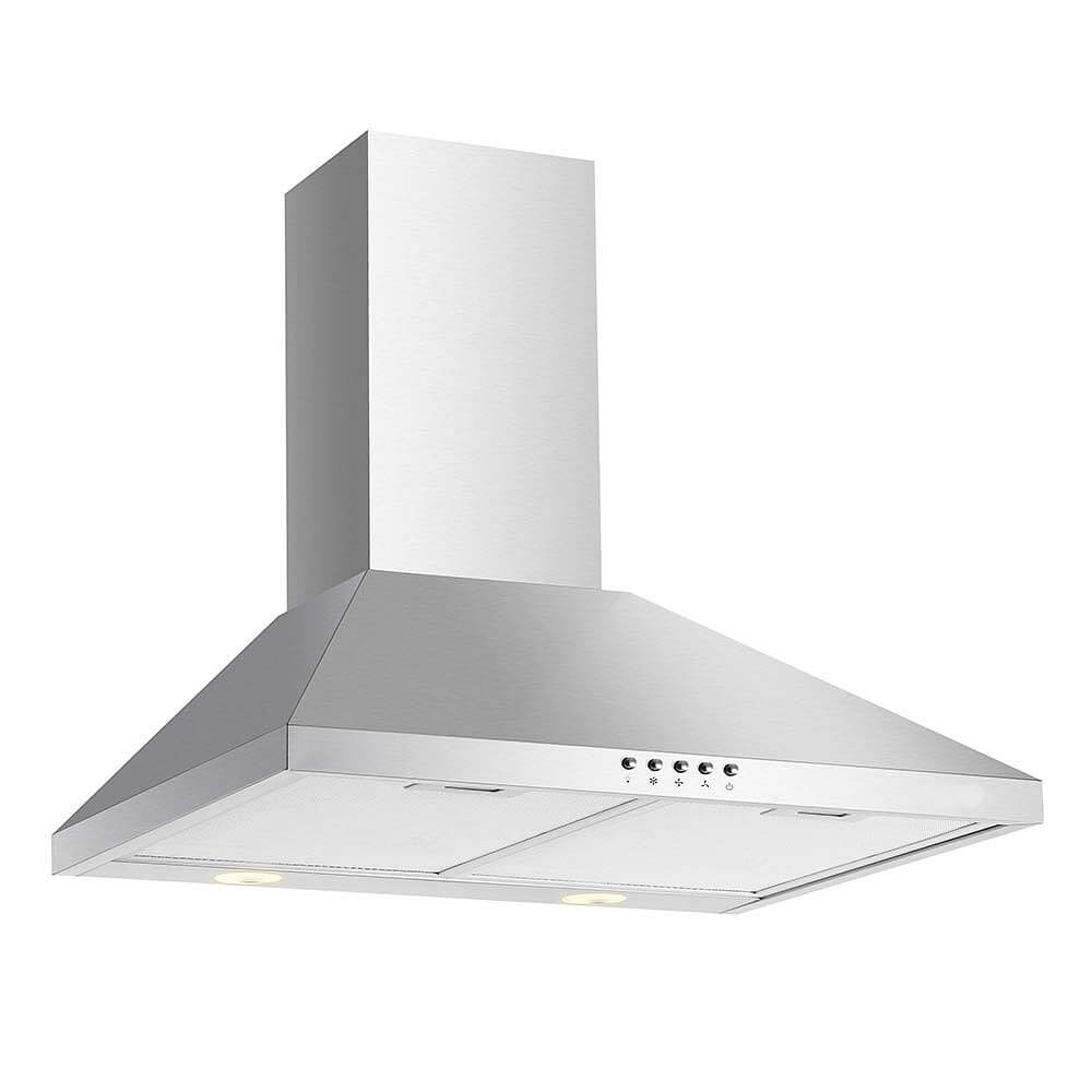 CDA ECH73SS - Chimney Extractor, 3 speeds, LED lighting, Stainless Steel 