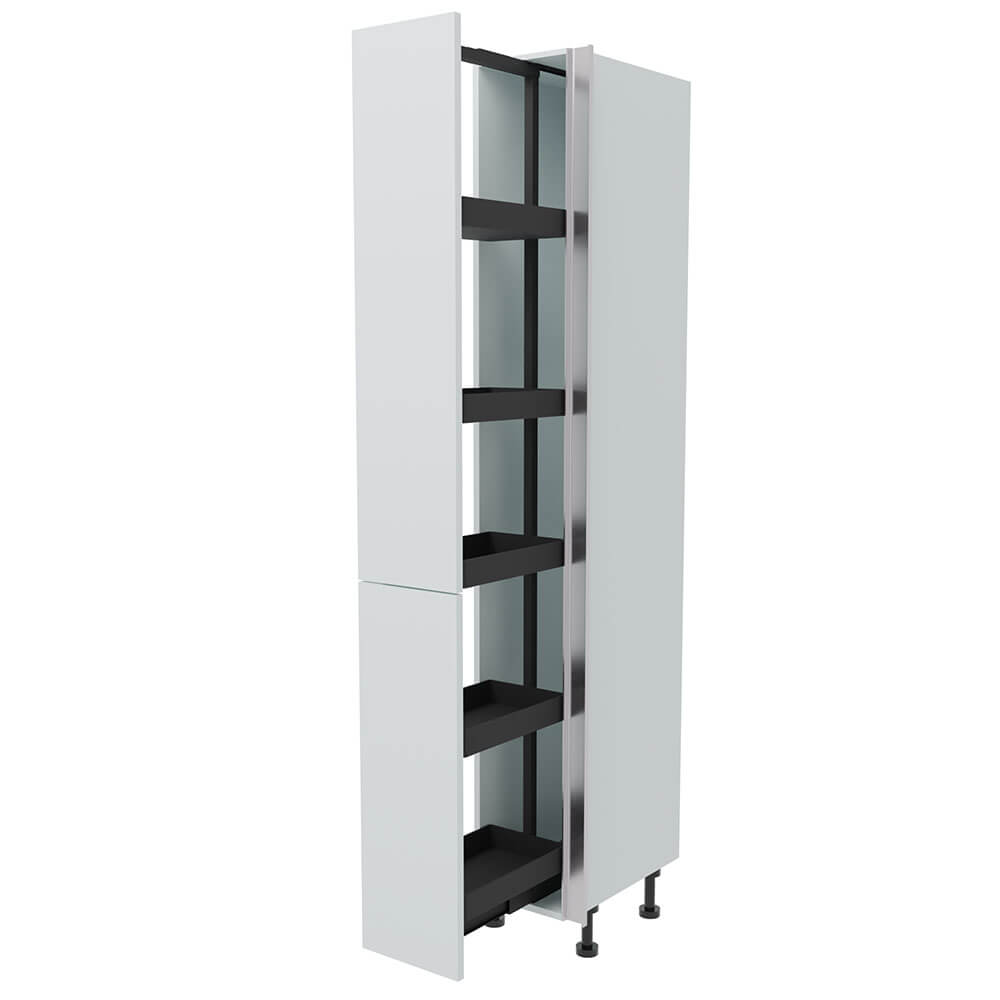 300mm True Handleless Tall Planero Pull Out Larder Unit - 900mm Lower Door (High) - RH