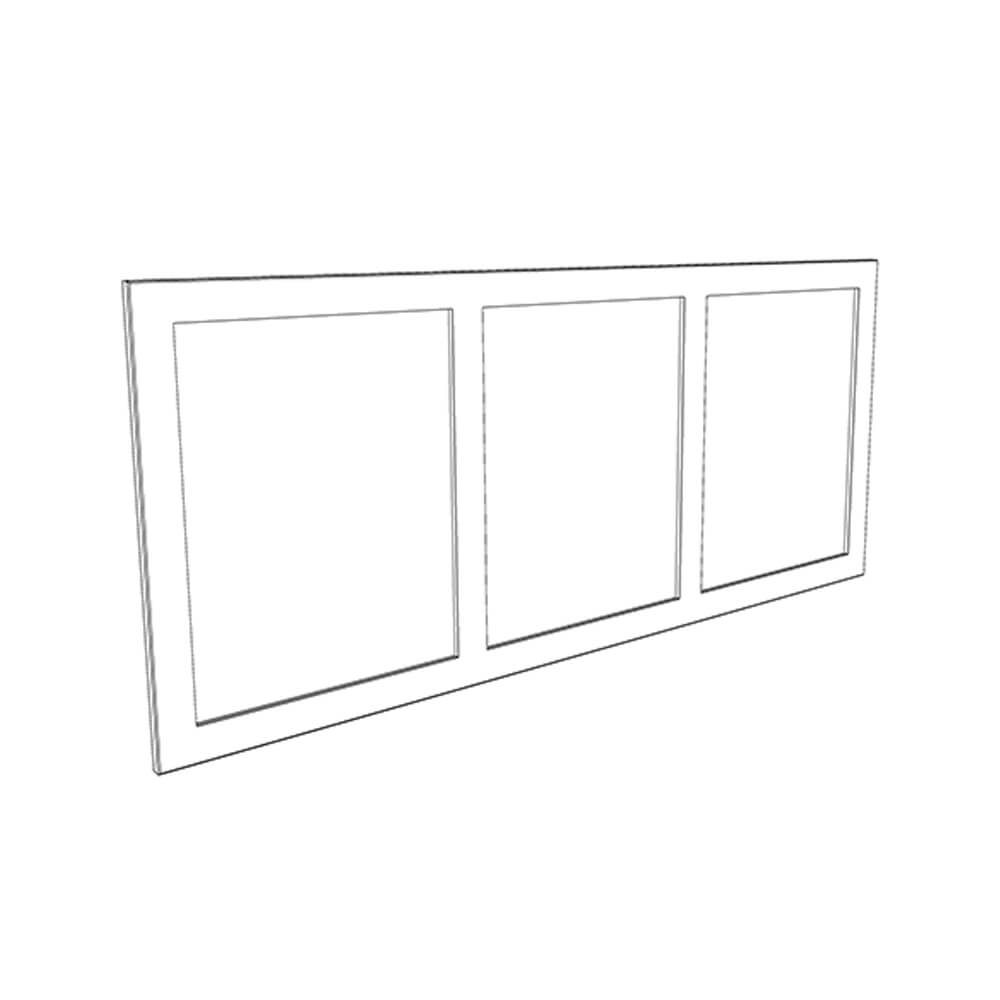 Brecan Headboard - 3 Frame Panel - 1371mm x 600mm