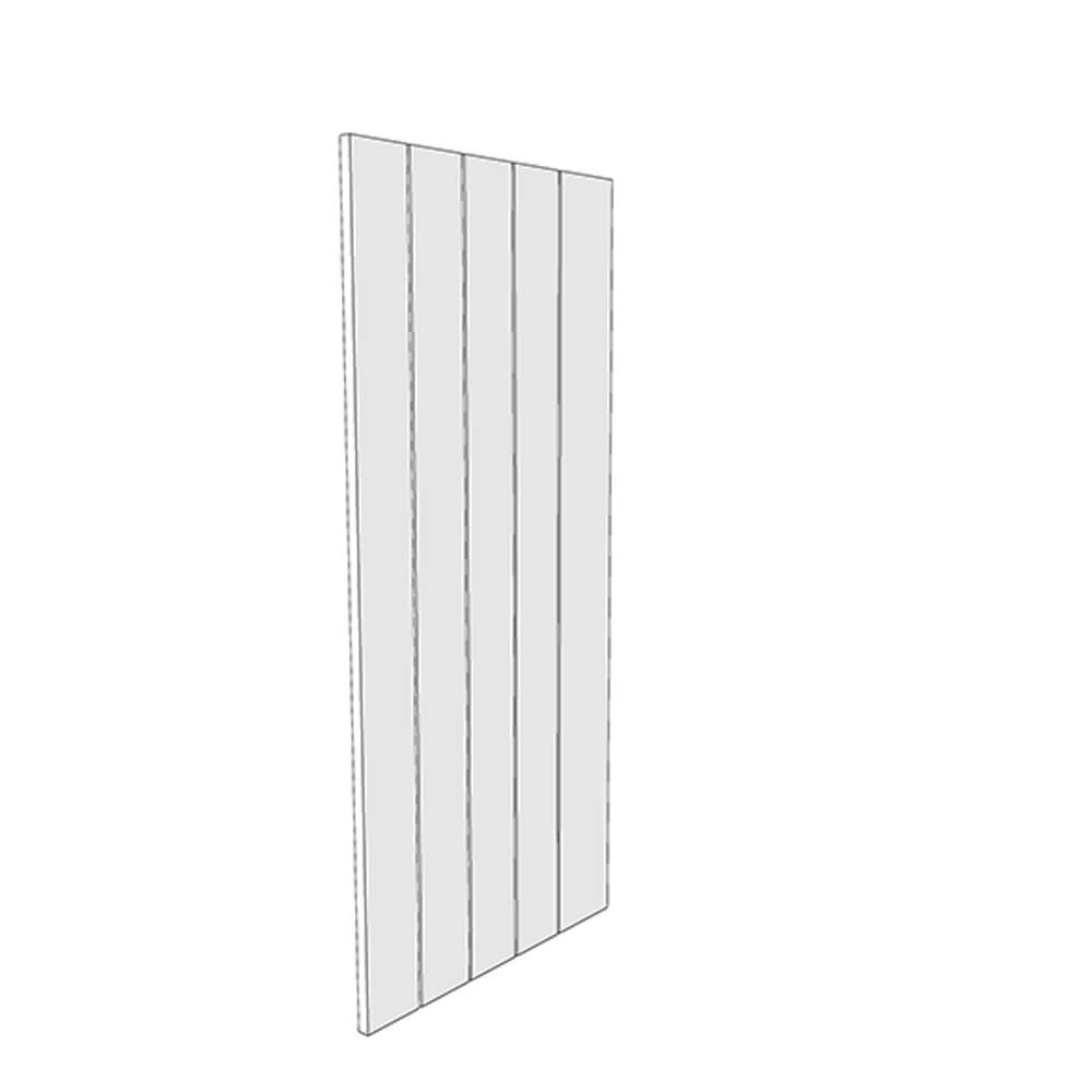 Farringdon 4 Drawer Base End Panel - T&G - 976mm x 550 x 18mm