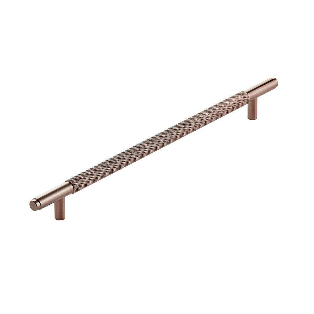 Knurled 400mm Handle - Brushed Bronze