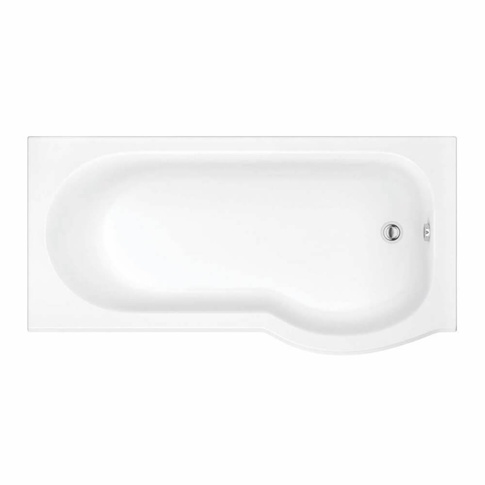 P Shape Shower Bath - Right