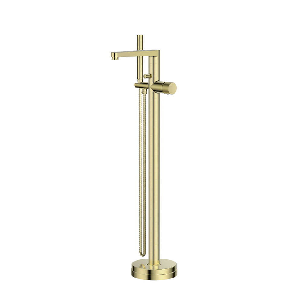 Koko Freestanding Bath Shower Mixer - Brass