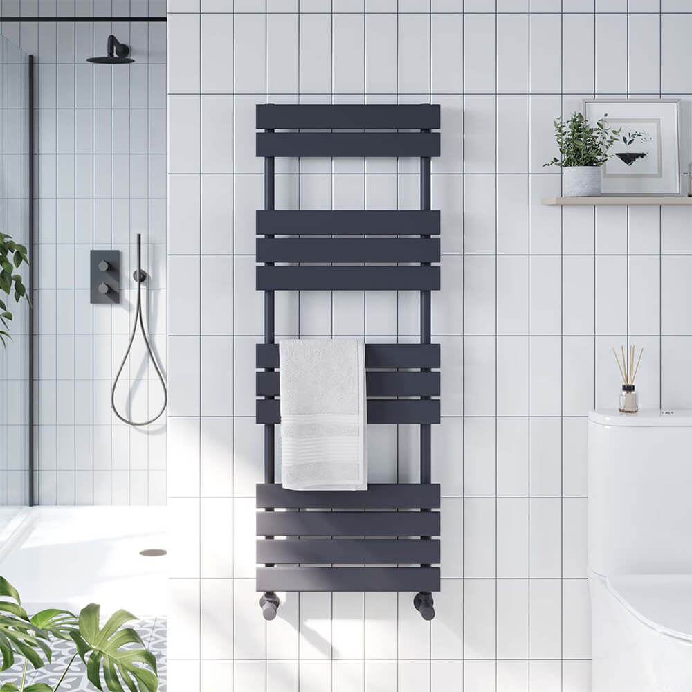 Life - Anthracite Towel Radiator - Various Sizes