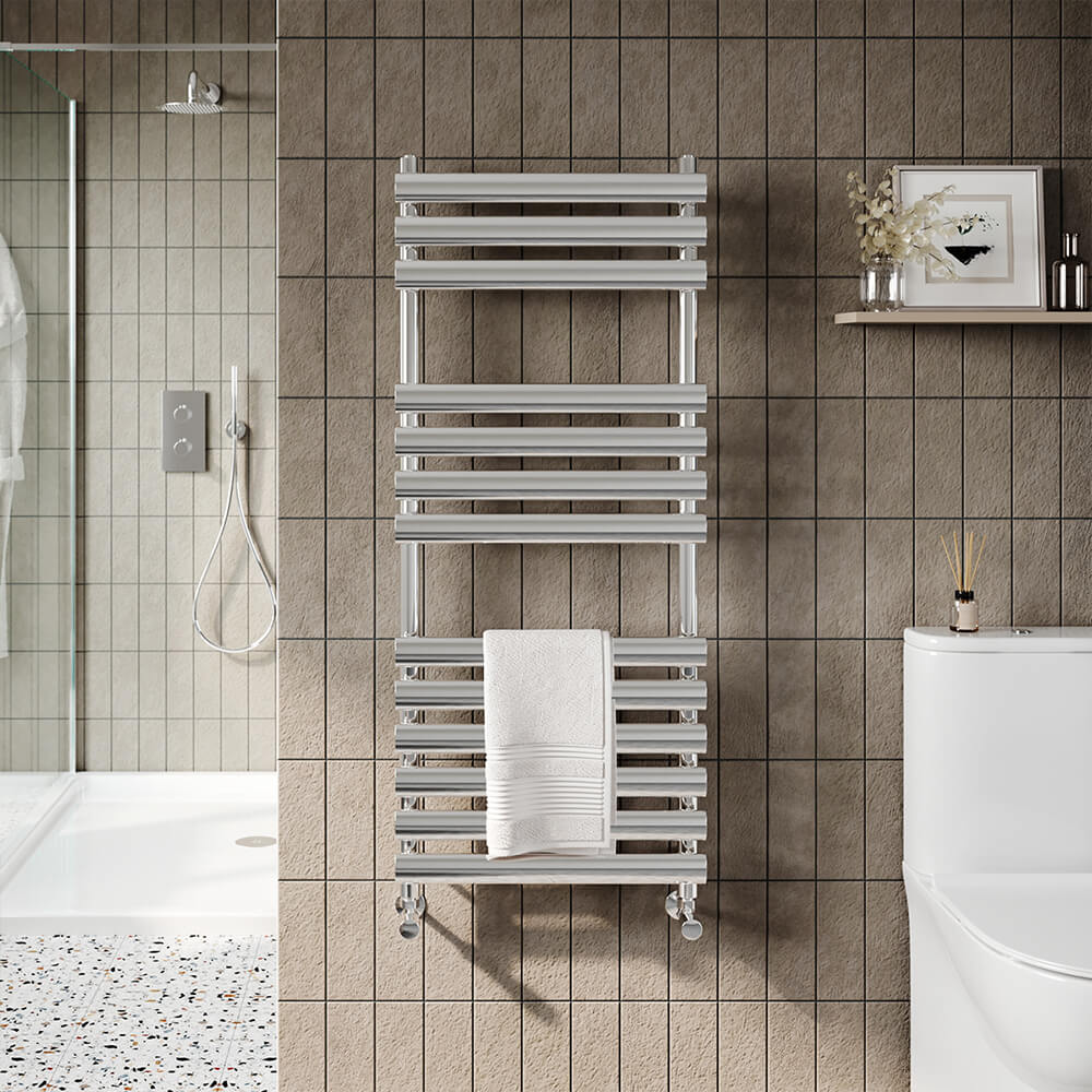 Instyle Towel Radiator - Chrome  - 500mm Wide Options