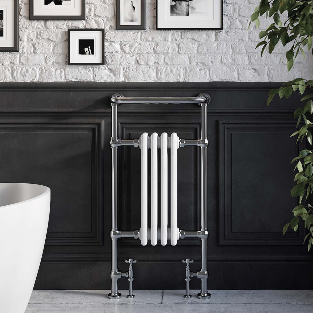 Harrogate 4 Column Traditional Towel Rail