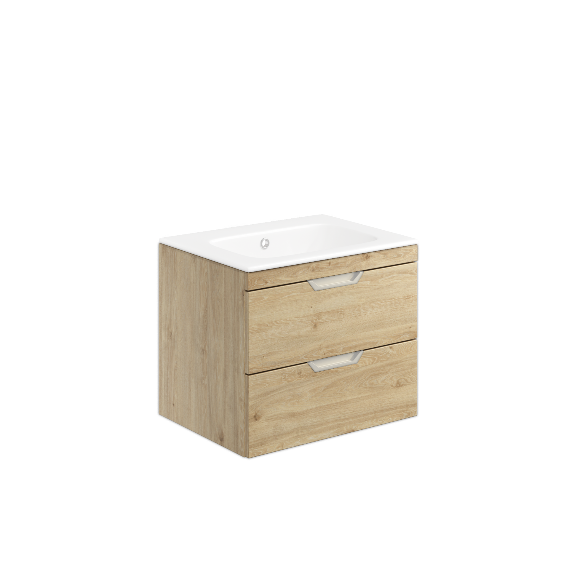 Aubrey 600 Cabinet With Basin - Davos Oak (Complete)