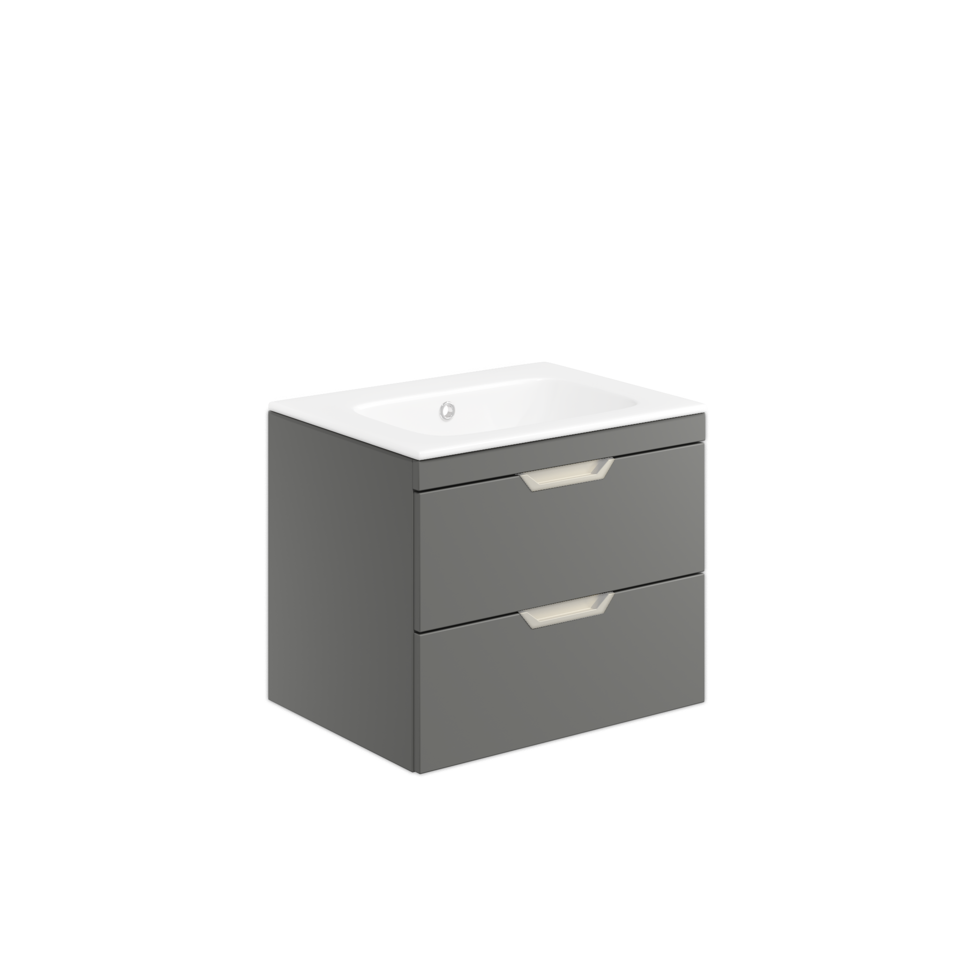 Aubrey 600 Cabinet With Basin - Dust Grey (Complete)