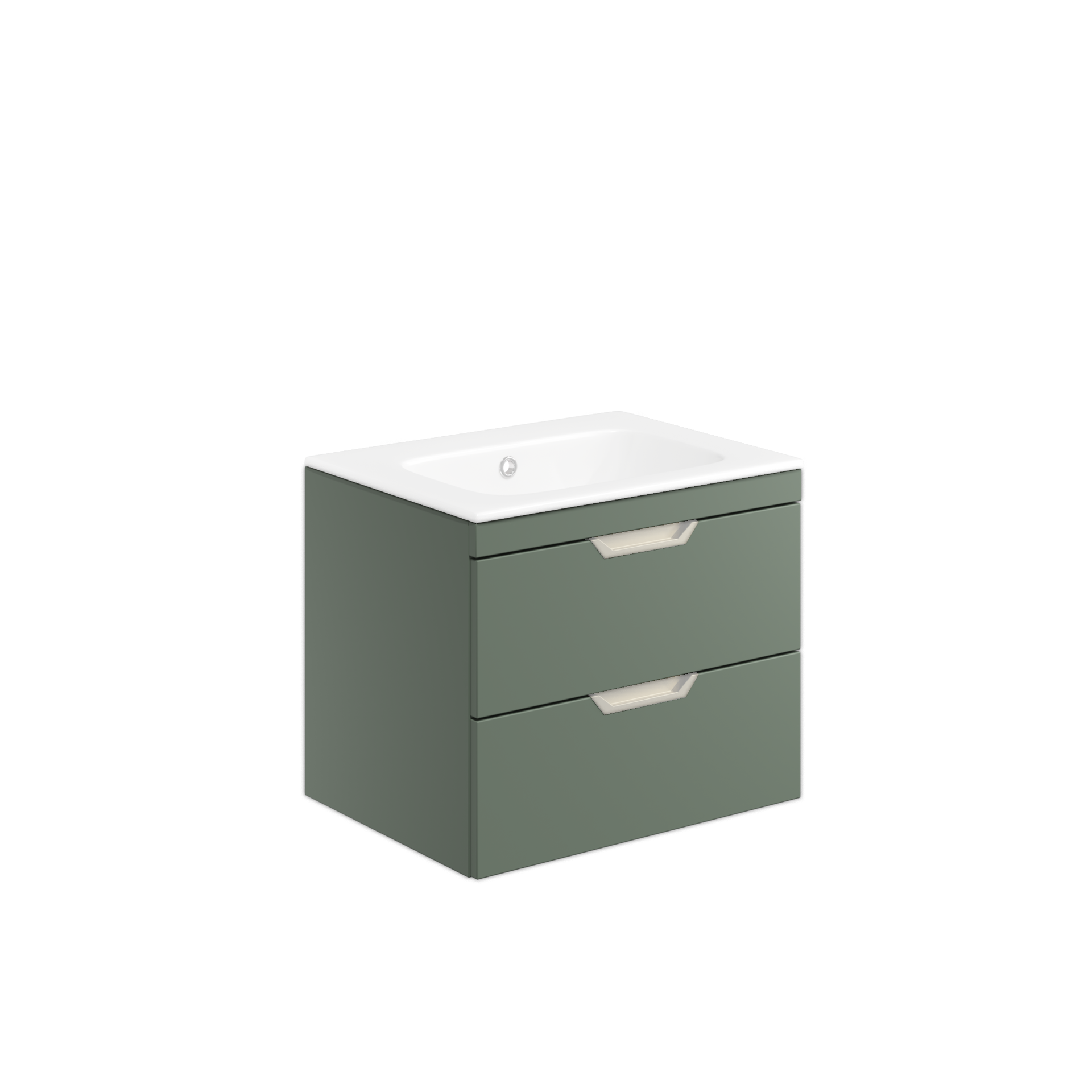 Aubrey 600 Cabinet With Basin - Reed Green (Complete)
