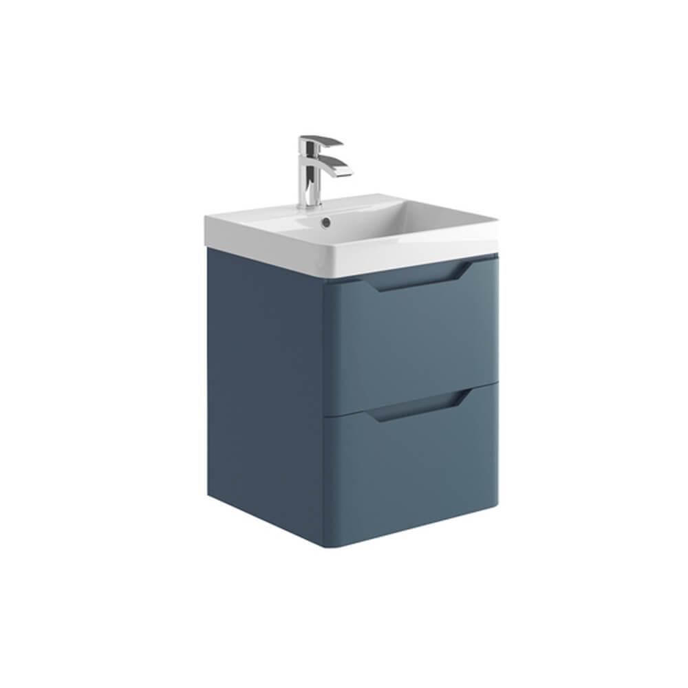 Ella 500 Wall Cabinet - Matte Twilight Blue (Complete)