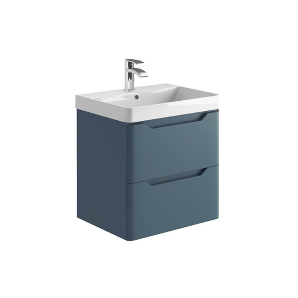 Ella 600 Wall Cabinet - Matte Twilight Blue (Complete)