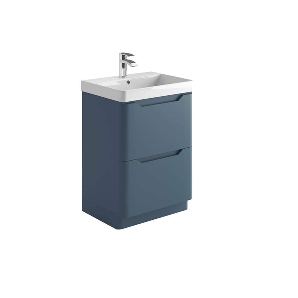 Ella 600 Floor Cabinet - Matte Twilight Blue (Complete)