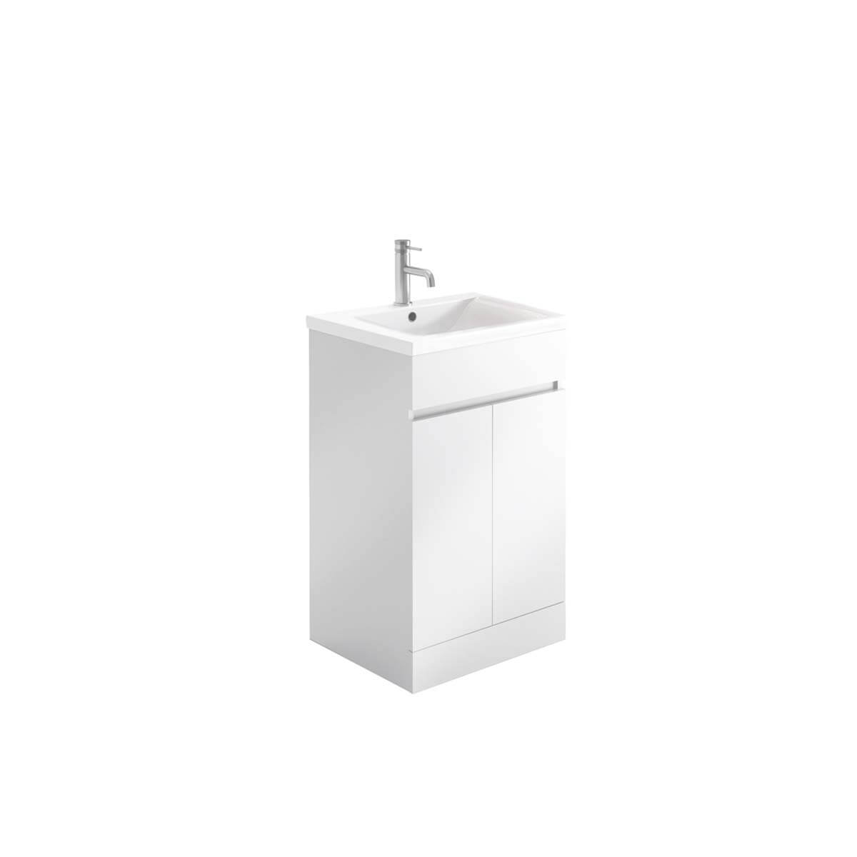 Empire 500 Vanity Unit - High Gloss White (Complete)