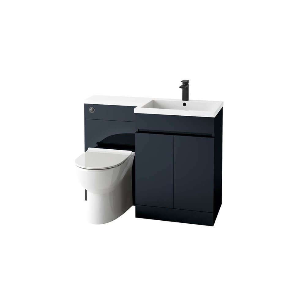 Empire 1100 Furniture Pack - Right Hand Basin - Matte Anthracite (Complete)