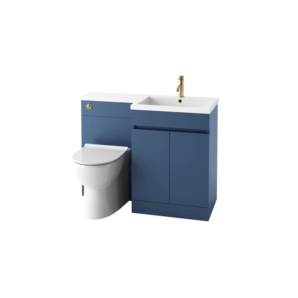 Empire 1100 Furniture Pack - Right Hand Basin - Matte Twilight Blue (Complete)