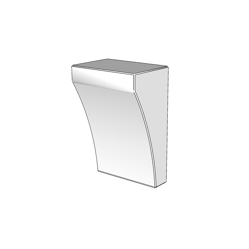 Richmond (F&B or RAL Colour) Mantel Corbal - 200 x 90mm