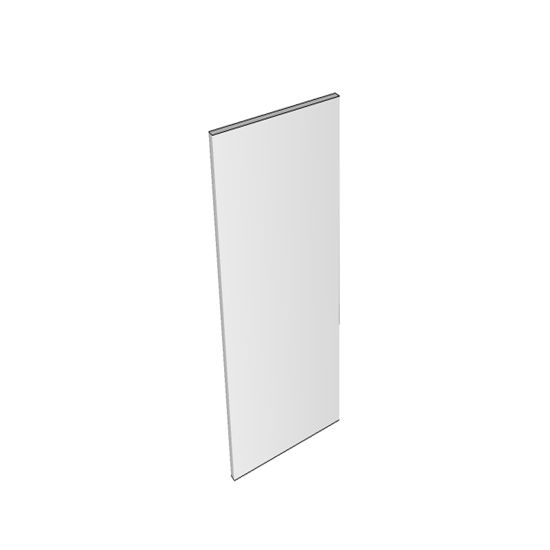 Lynton (Premium Colours) Wall End Panel - Plain 990 x 375 x 18mm (High)