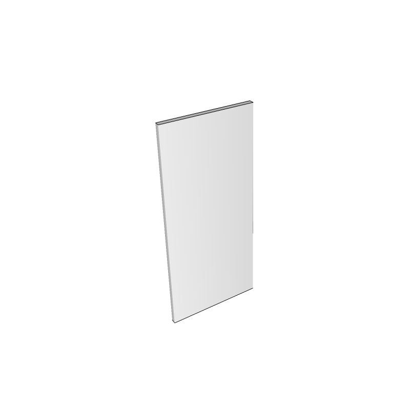 Rivermoor (On-trend Colours) Wall End Panel - Plain - 792 x 350 x 20mm (Low & Medium)