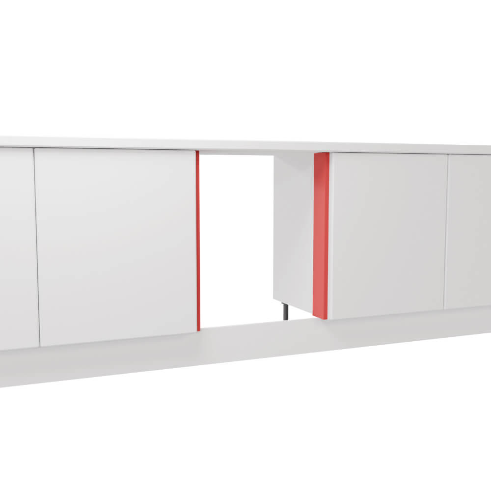 Under Counter Double Oven Fitting Panels - 715 x 100 x 18mm (Pair)