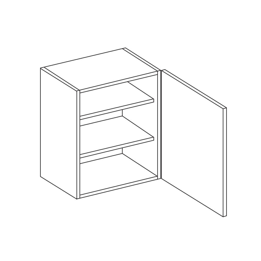 MODUS Piatto Matt Dove Grey Wall Units - Single Door