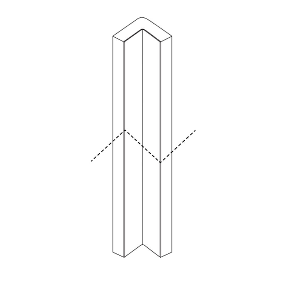 MODUS Piatto Gloss White Internal Corner Posts