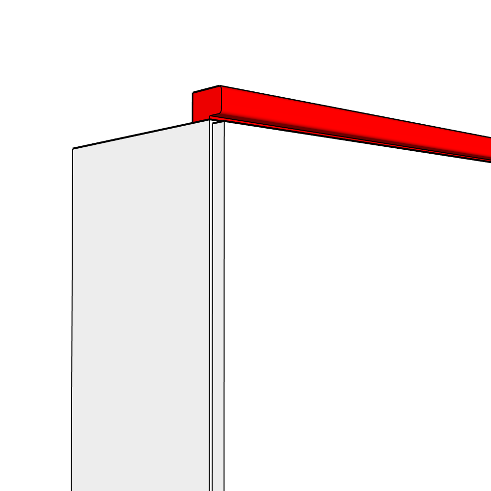 Loftwood Straight Cornice - Universal - 3m