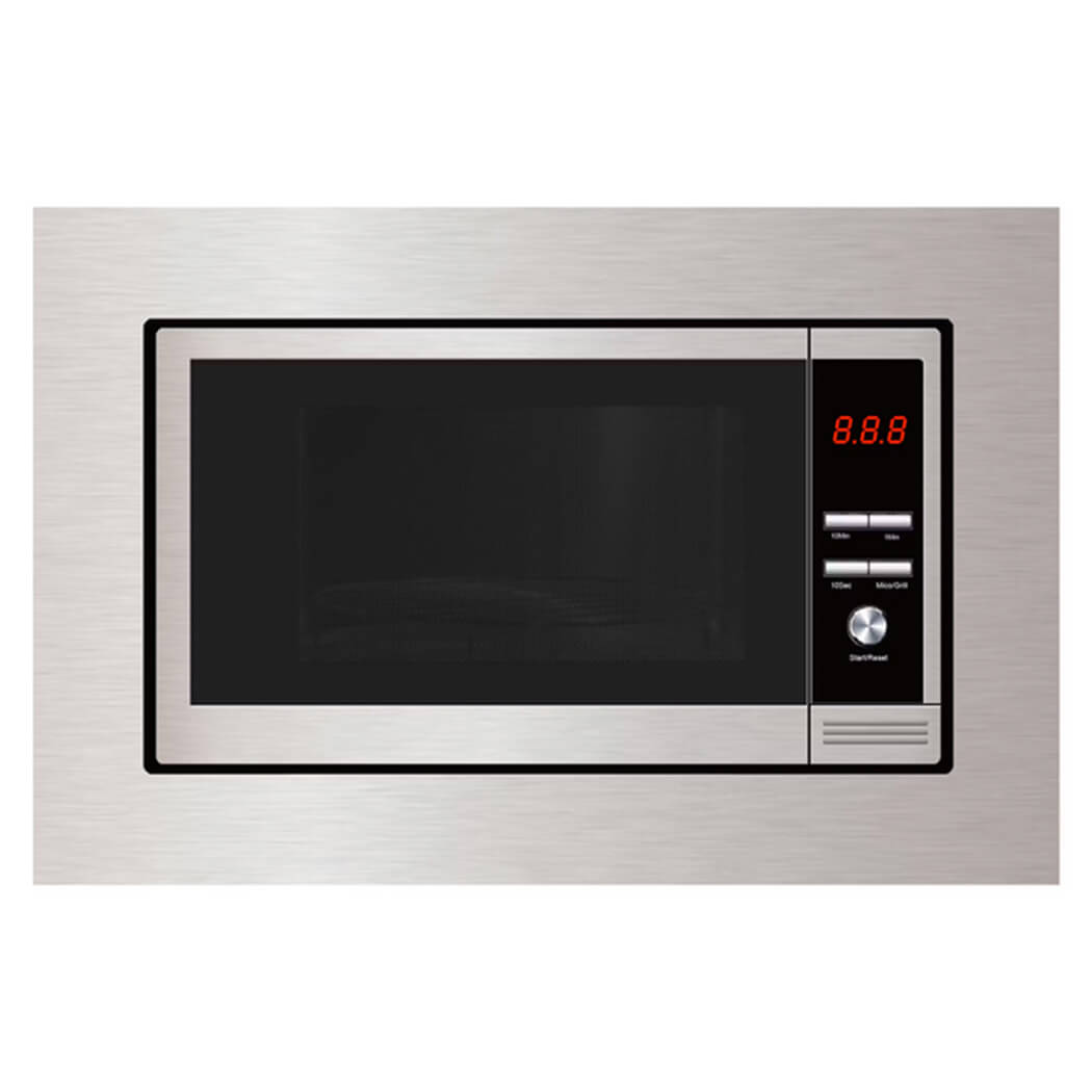 BEKIA 60cm Integrated Wall Unit Stainless 20L Microwave + Grill Digital Controls
