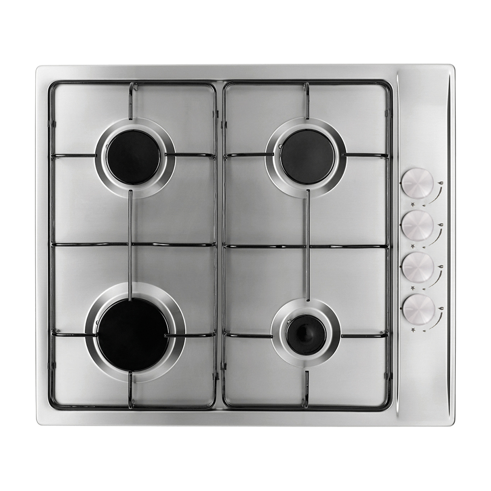BEKIA 60cm Stainless 4 Burner Nat Gas Hob