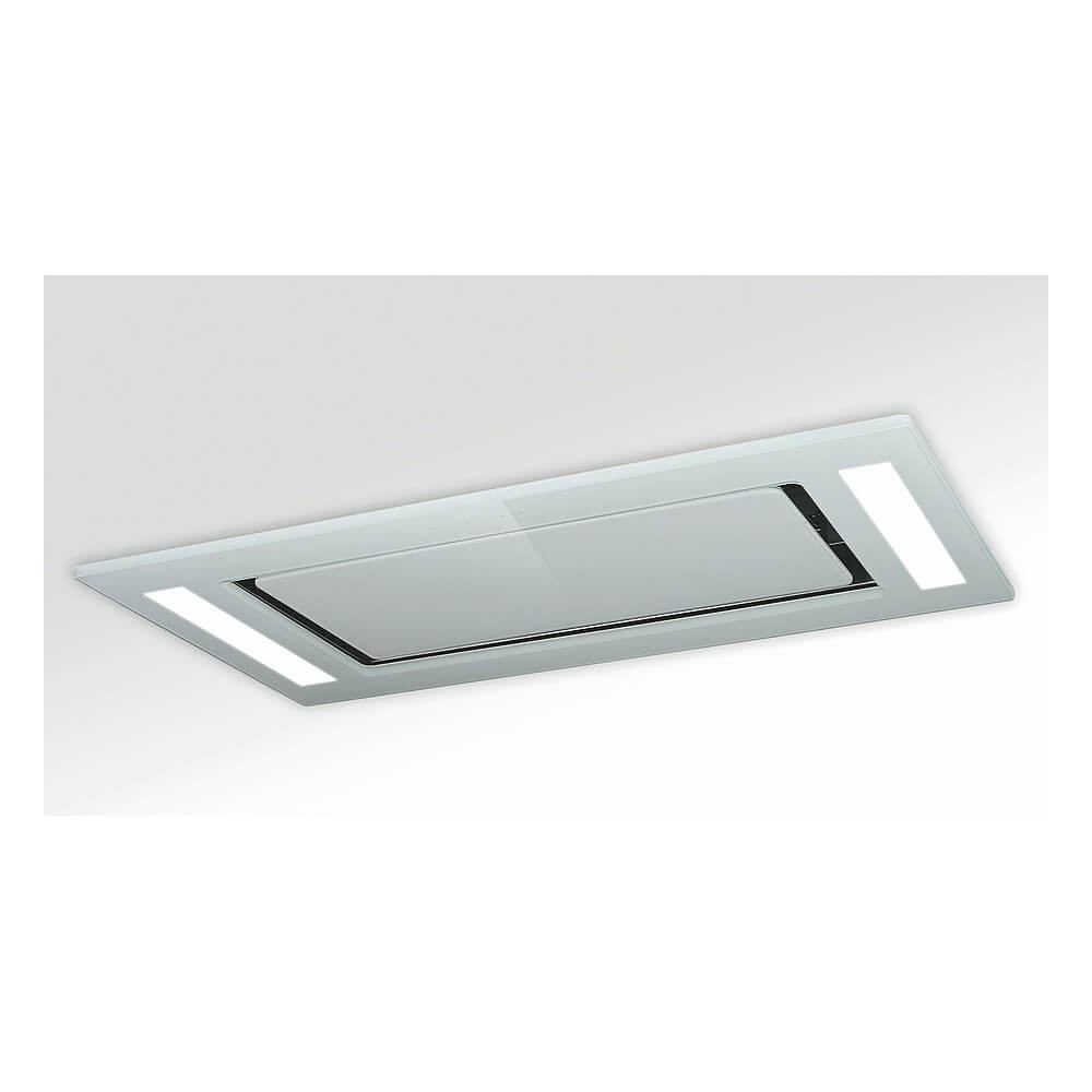 BEKIA 90cm White Glass Ceiling Hood