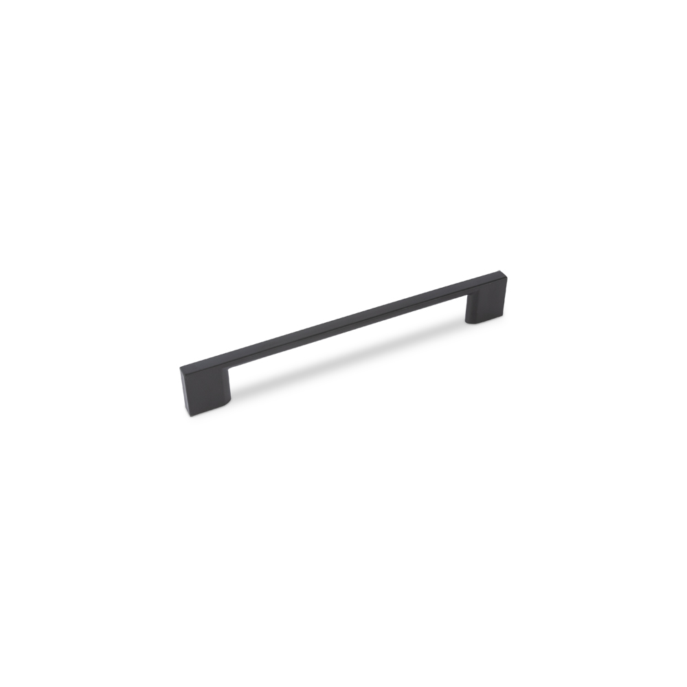 AURORA Slim Square D Handle - 188mm (160mm Hole Centres) - Matt Black (HB1-0110)
