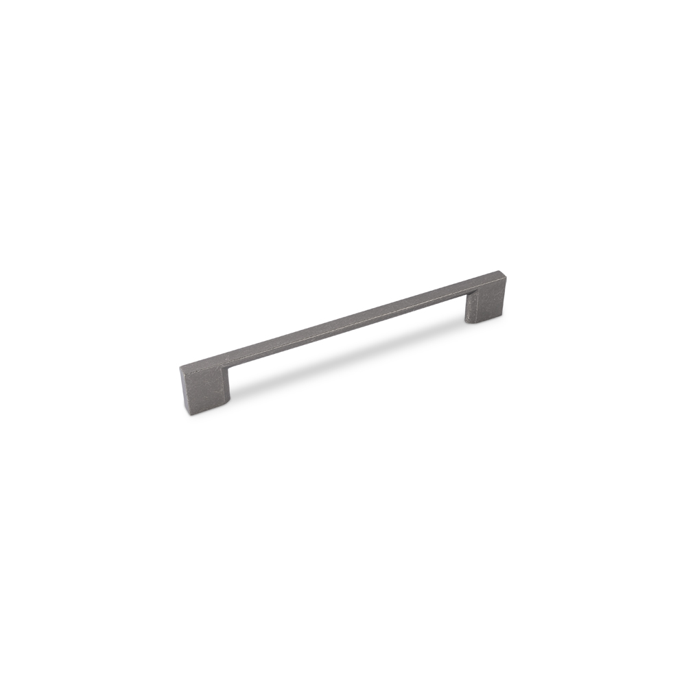 AURORA Slim Square D Handle - 188mm (160mm Hole Centres) - Brushed Nickel (HB3-0140)