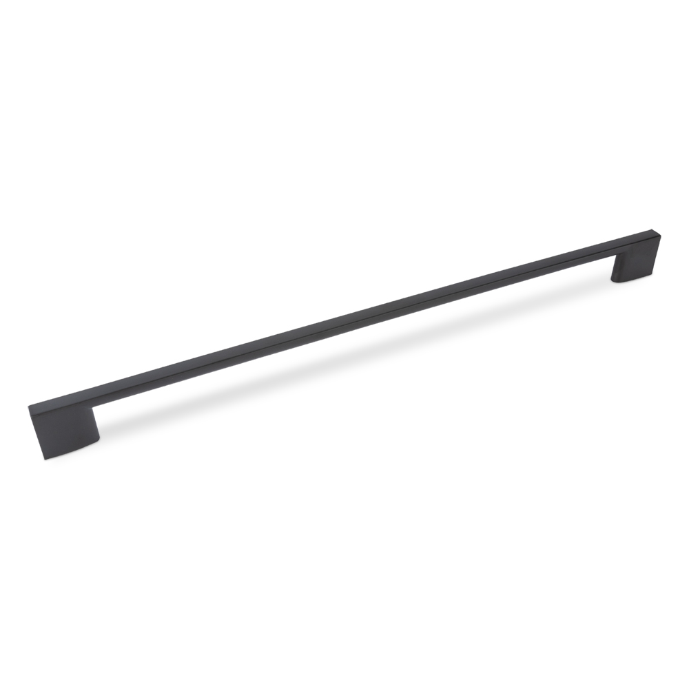 AURORA Slim Square D Handle - 358mm (320mm Hole Centres) - Matt Black (HB1-0101)