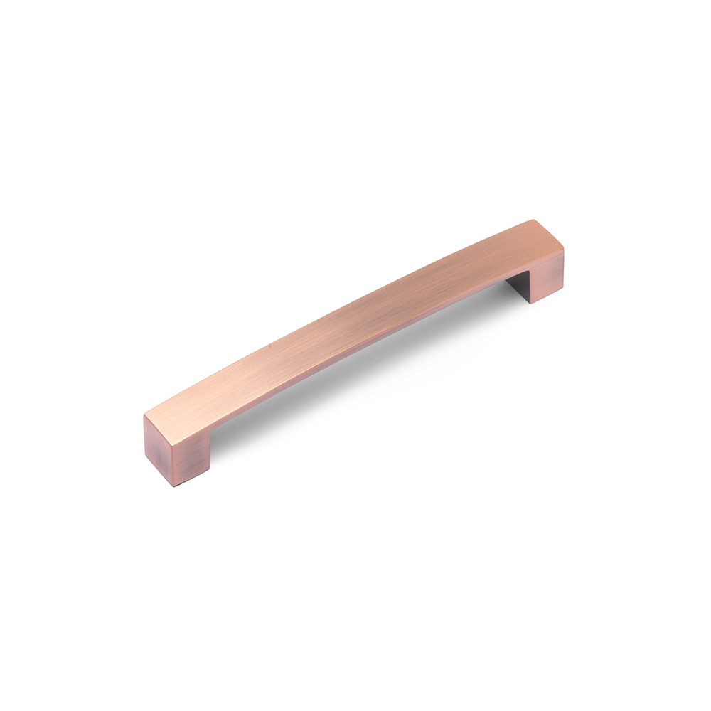 AURORA Block Bar D Handle - 177mm (160mm Hole Centres) - Antique Copper (HB5-0169)