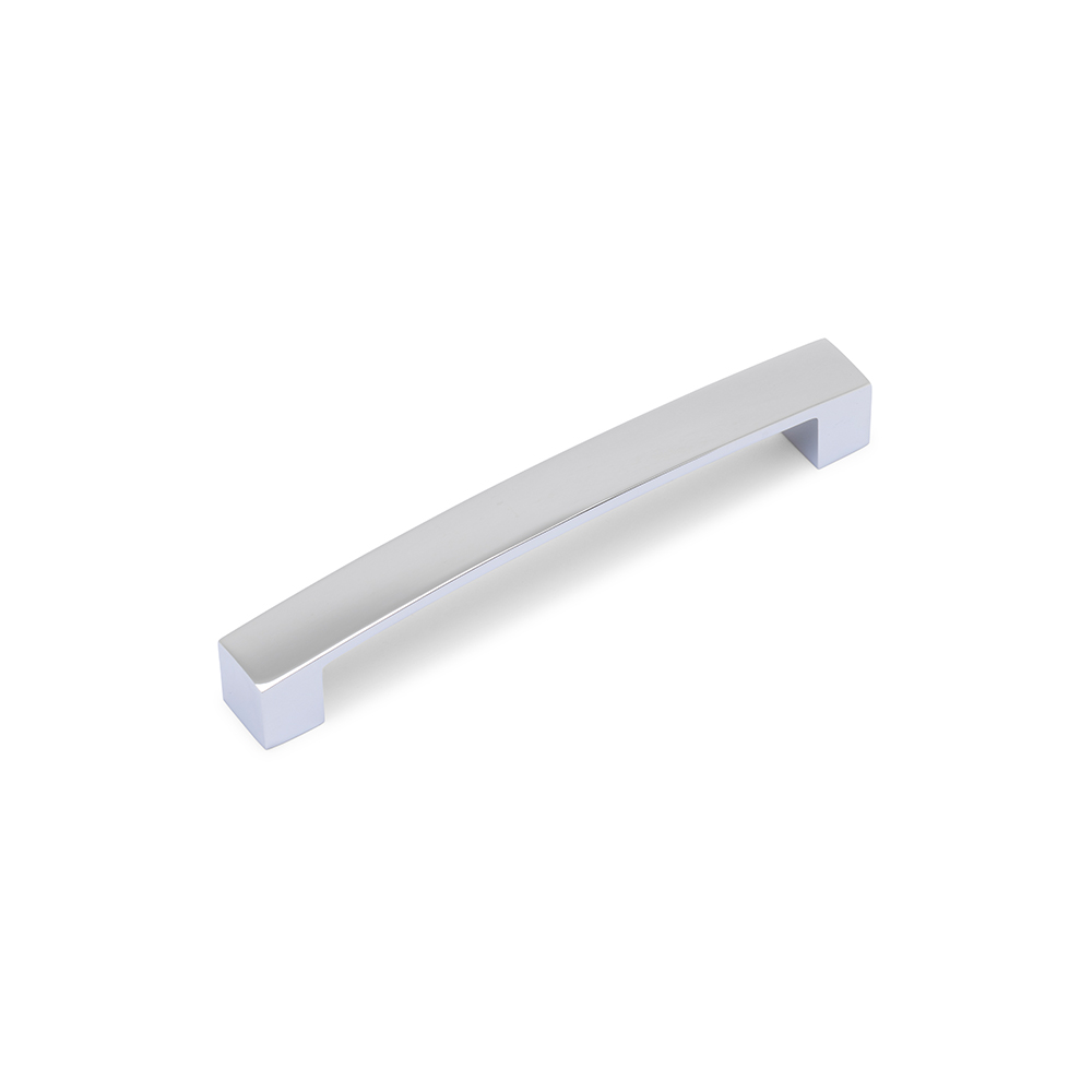 AURORA Block Bar D Handle - 177mm (160mm Hole Centres) - Chrome (HB4-0154)