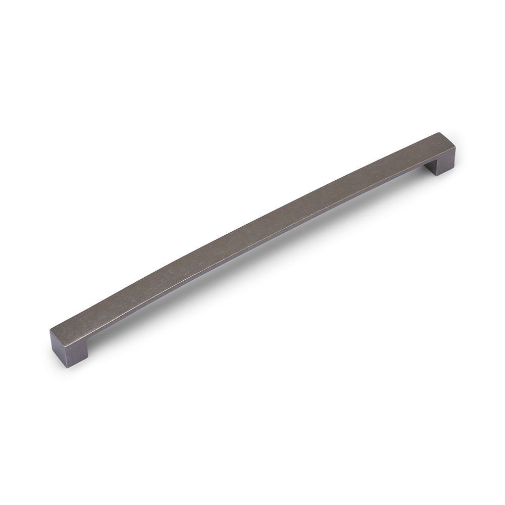 AURORA Block Bar D Handle - 337mm (320mm Hole Centres) - Pewter (HB2-0117)