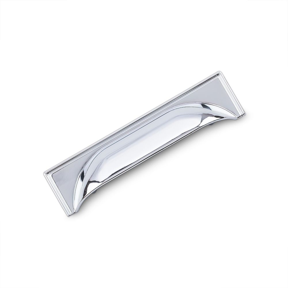 AURORA Square Cup Handle - 145mm (96mm Hole Centres) - Chrome (HB4-0160)