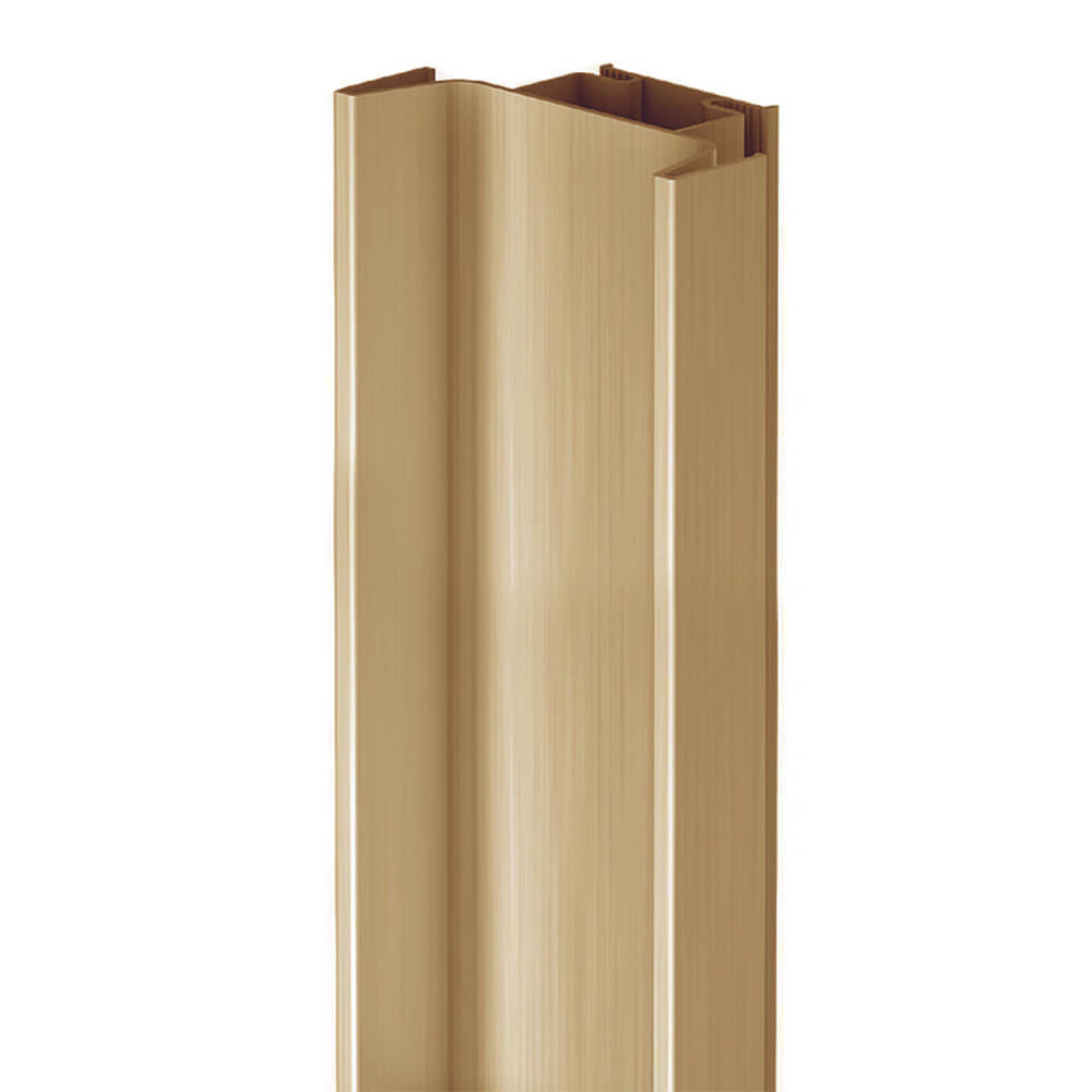 Vertical Profile - True Handleless Gola Rail - Double Opening - Brushed Bronze
