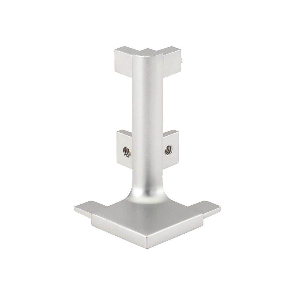 Top Profile External Corner Joint for True Handleless - Brushed Silver