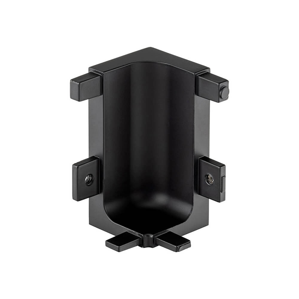 Top Profile Internal Corner Joint for True Handleless - Brushed Black