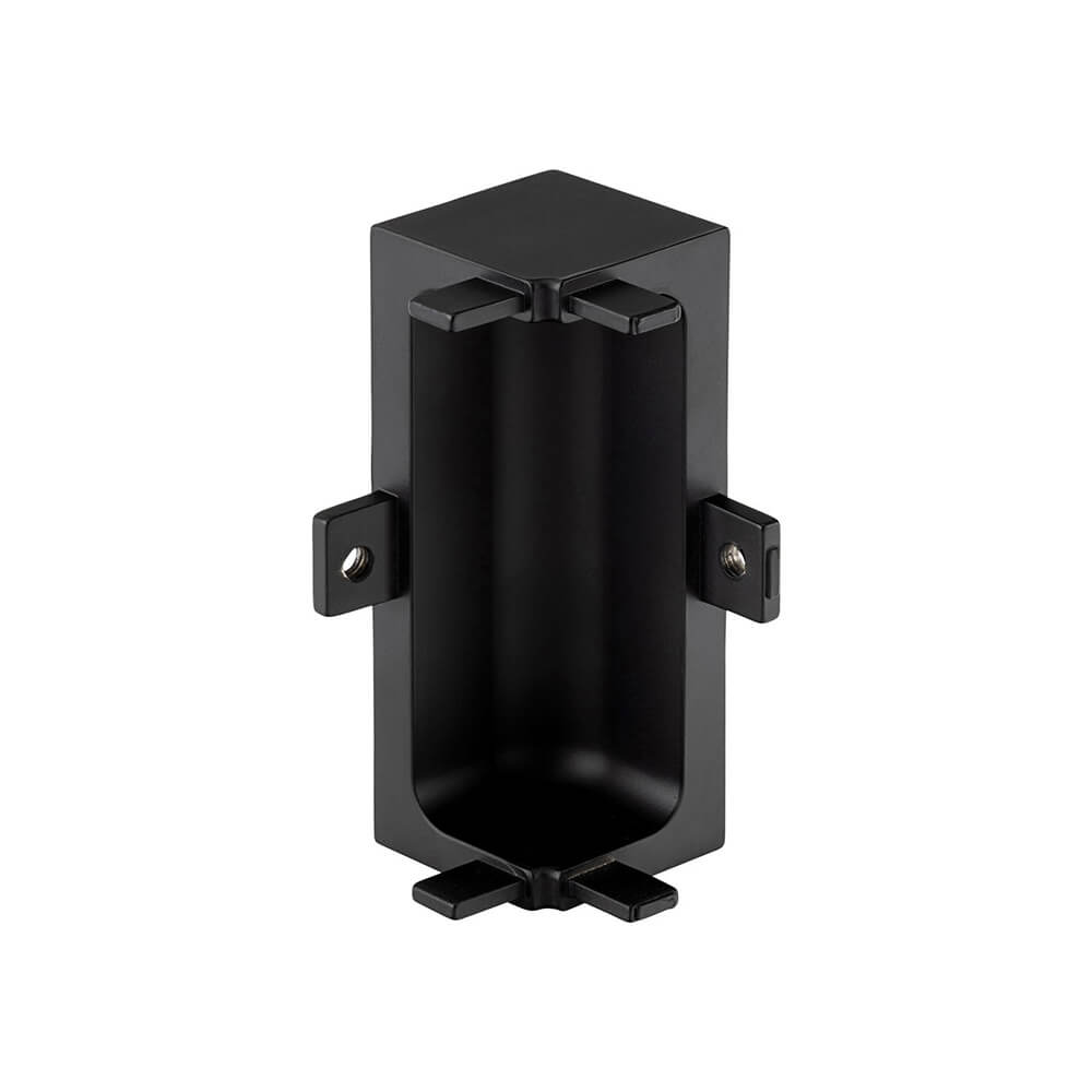 Gola Stock - Mid Profile Internal Corner Joint for True Handleless - Brushed Black - Qty 20