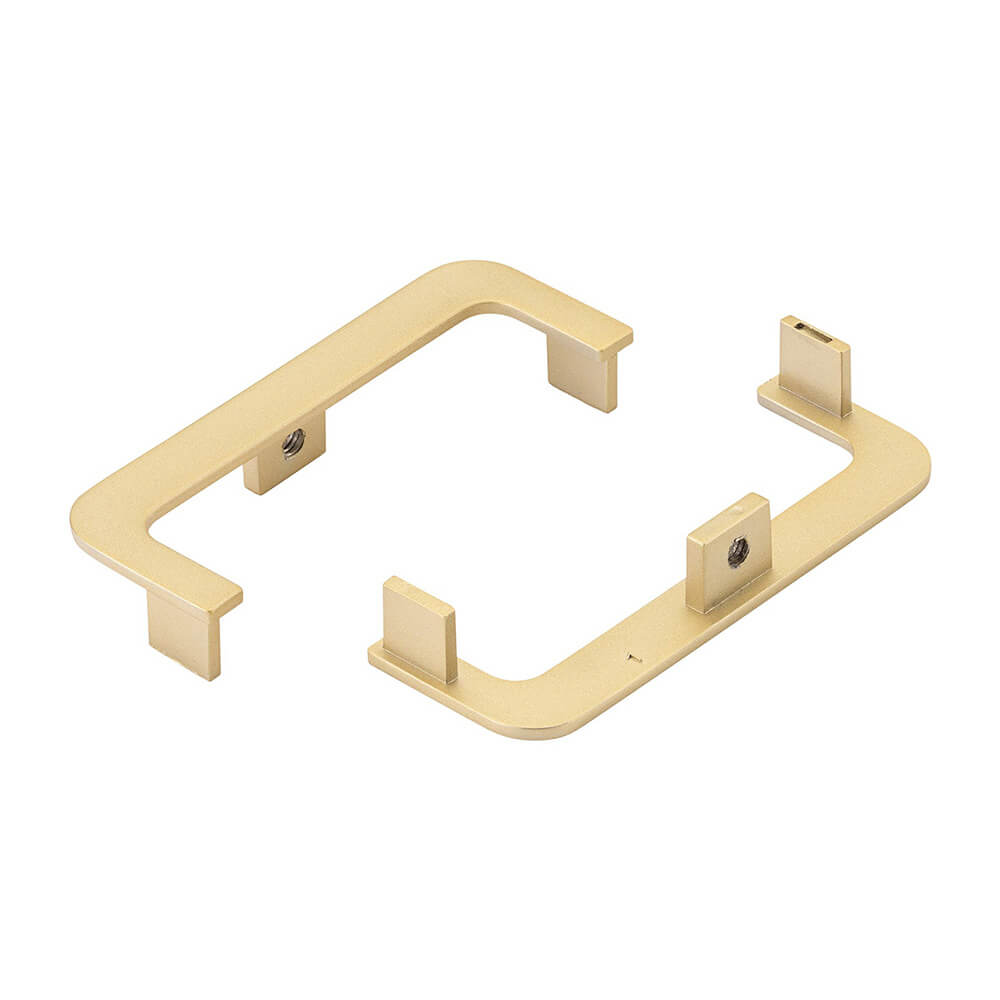 Gola Stock - Mid Profile End Cap for True Handleless - Brushed Brass - Qty 20